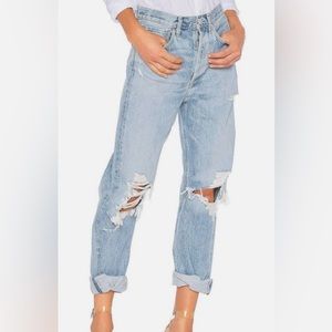 Agolde 90s loose fit ripped jeans (fall out)